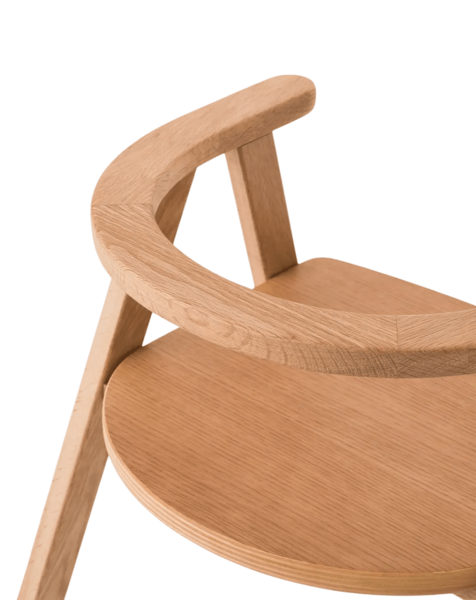 Nobodinoz - Baby Tableware - Growing Green Table and Chair - Oak Wood - Tummy Time