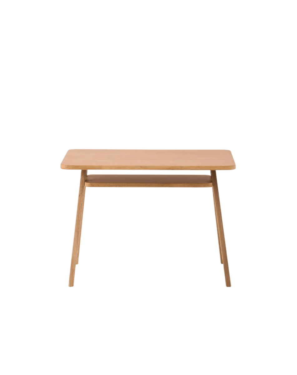 Nobodinoz - Baby Tableware - Growing Green Table and Chair - Oak Wood - Tummy Time