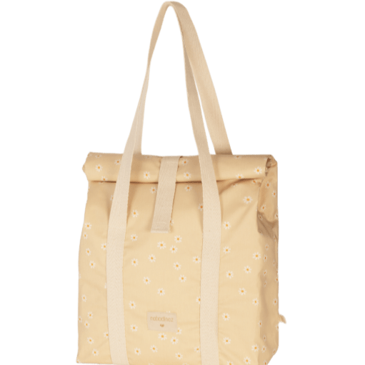 Nobodinoz - Nursery & Diaper Bags - Sunshine Family Cooler Bag - Daisies - Tummy Time