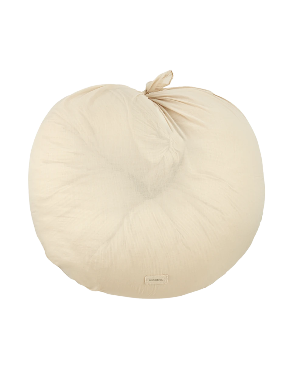 Nobodinoz - Nursing Pillows - Wabi - Sabi Washed Cotton Double Gauze Maternity Pillow - Ginger - Tummy Time