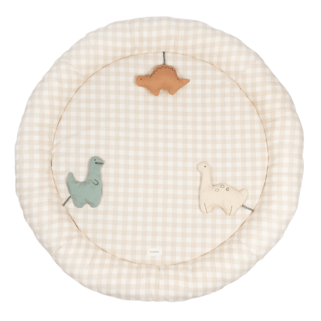Nobodinoz - Playmats, Playpens & Rugs - Round Activity Nest Playground - Dinos - Tummy Time