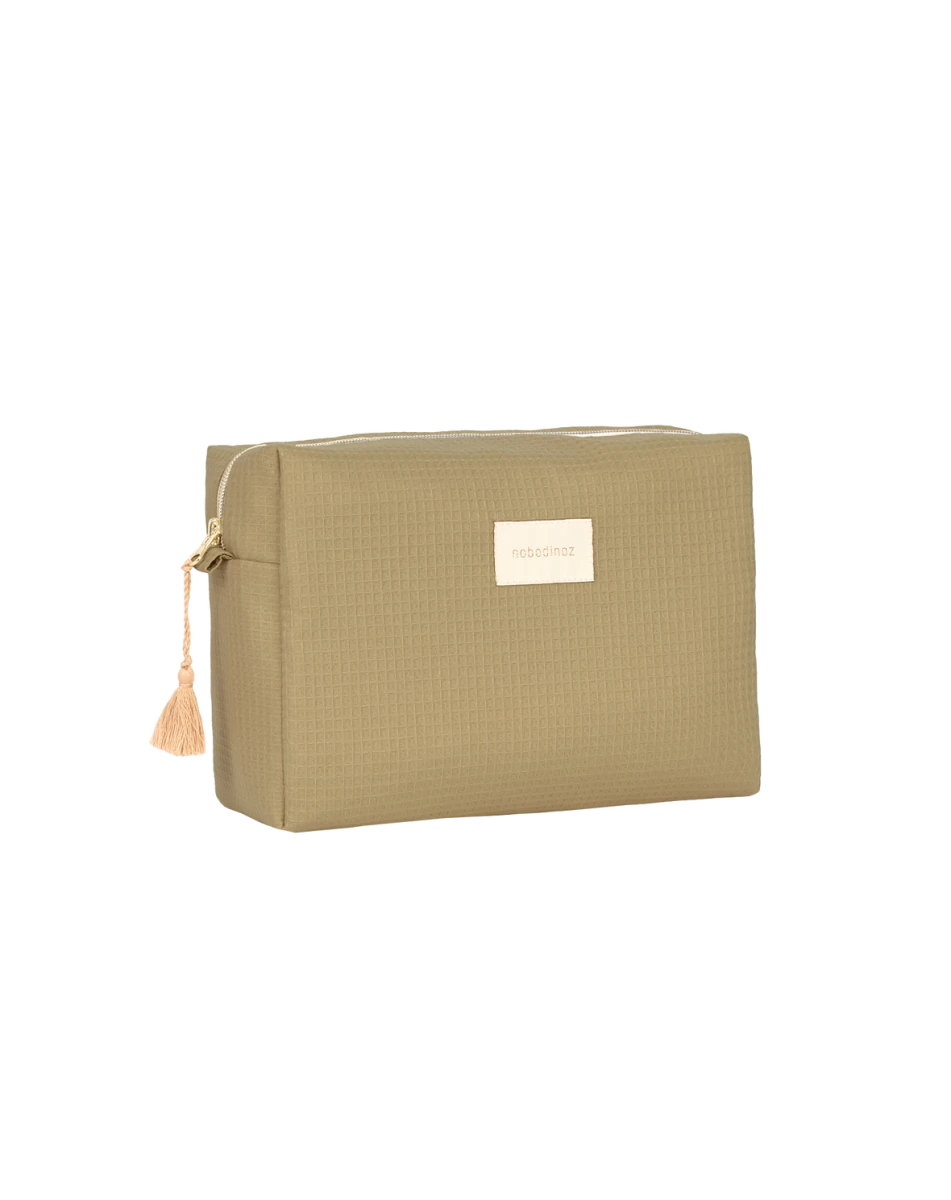 Nobodinoz - Toiletry Bags & Health Book - Diva Opera Toiletry Bag - Olive Green - Tummy Time
