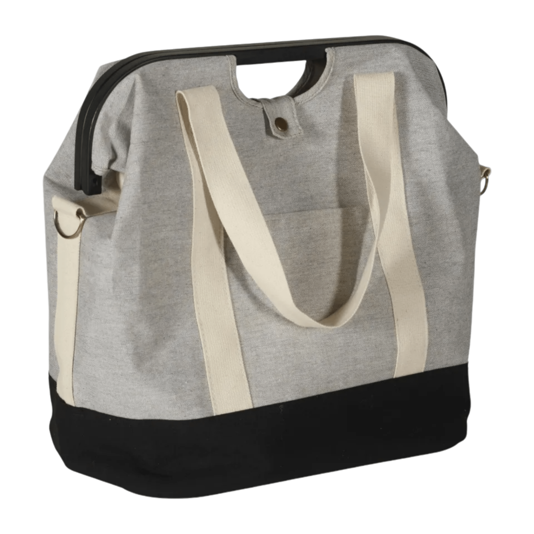 Quax - Nursery & Diaper Bags - Nursery Bag - Bamboo & Cotton - Beige/Black - Tummy Time