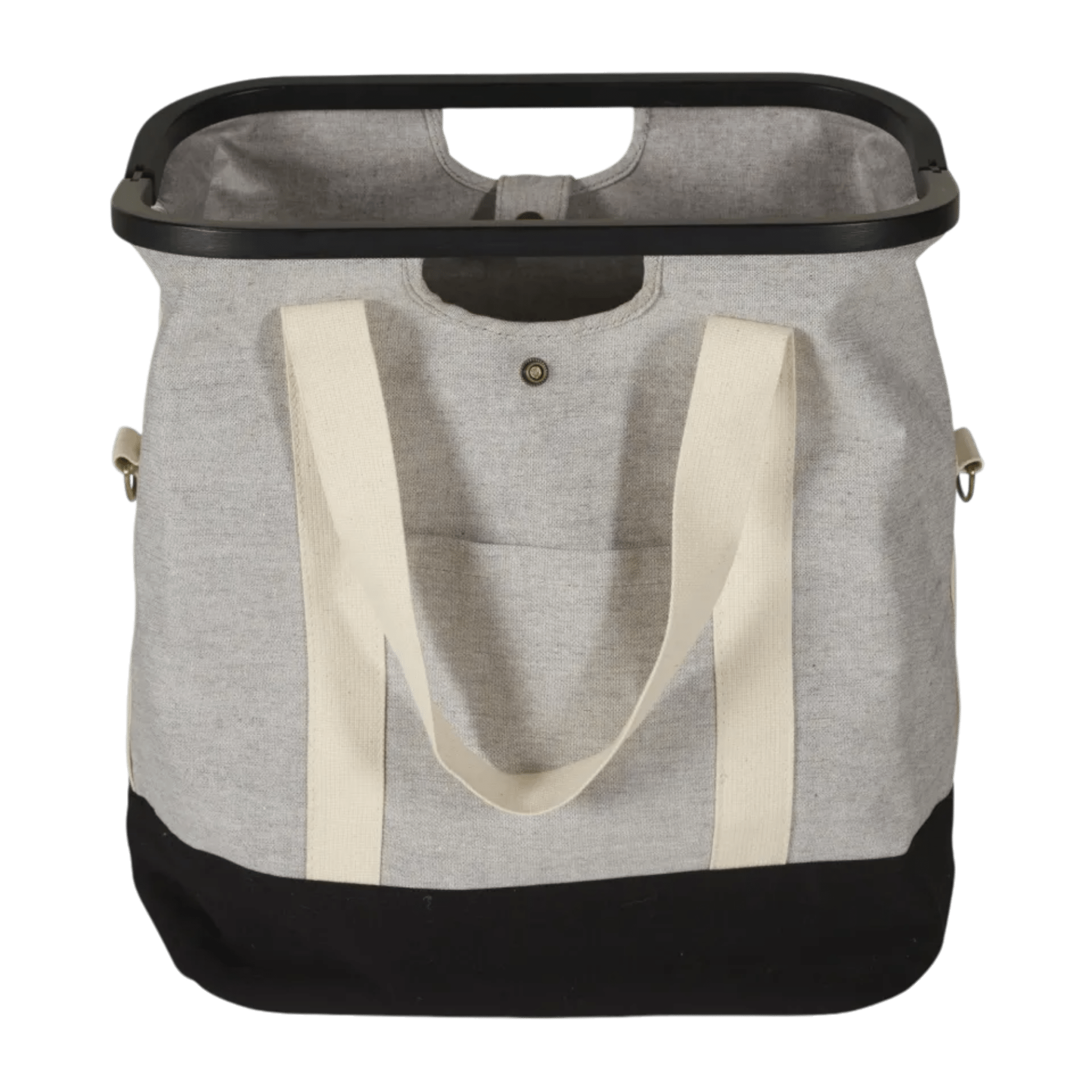 Quax - Nursery & Diaper Bags - Nursery Bag - Bamboo & Cotton - Beige/Black - Tummy Time