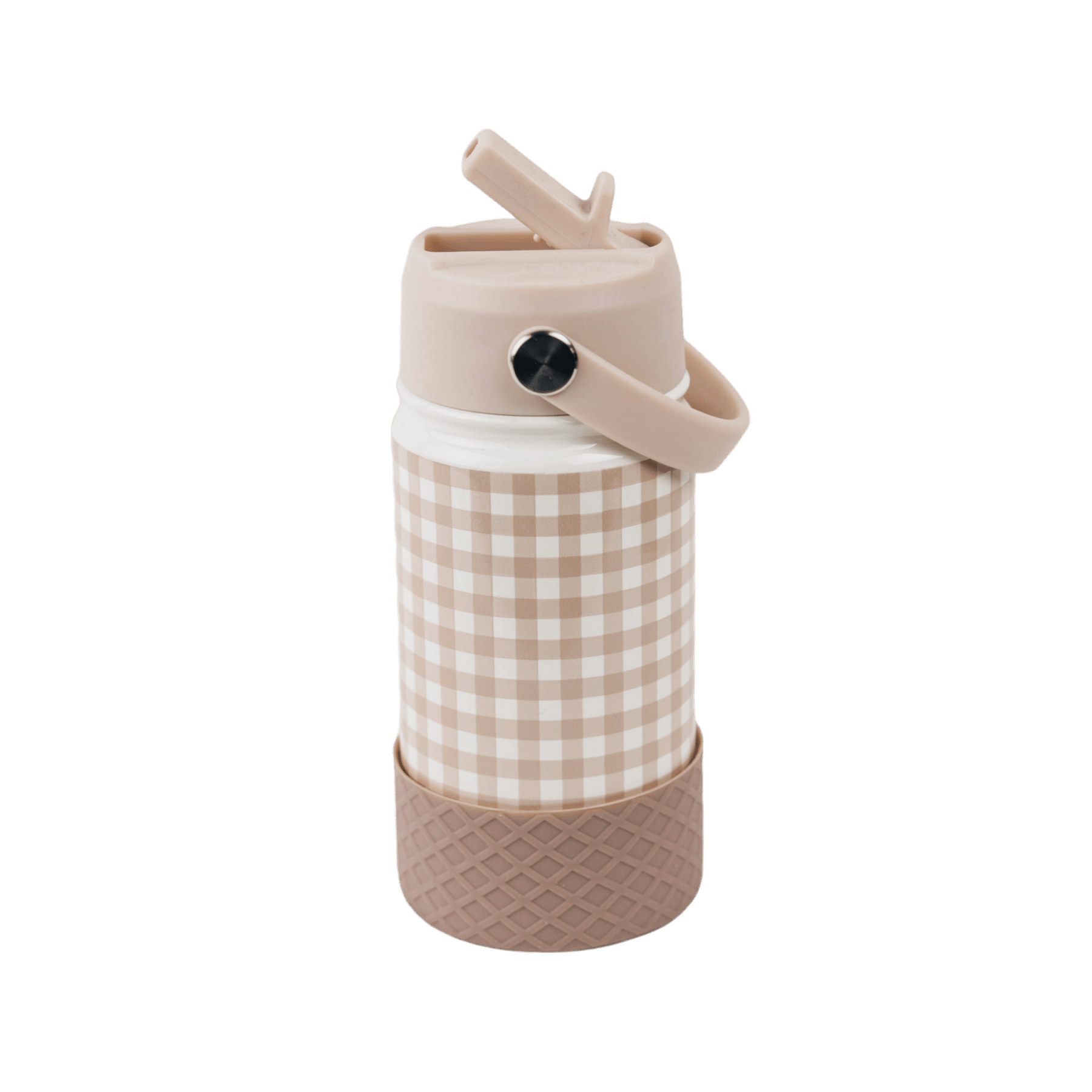 Mrs Ertha - Baby Bottles & Accessories - Omma Water Bottle - Stainless Steel - Soft Squares - Tummy Time