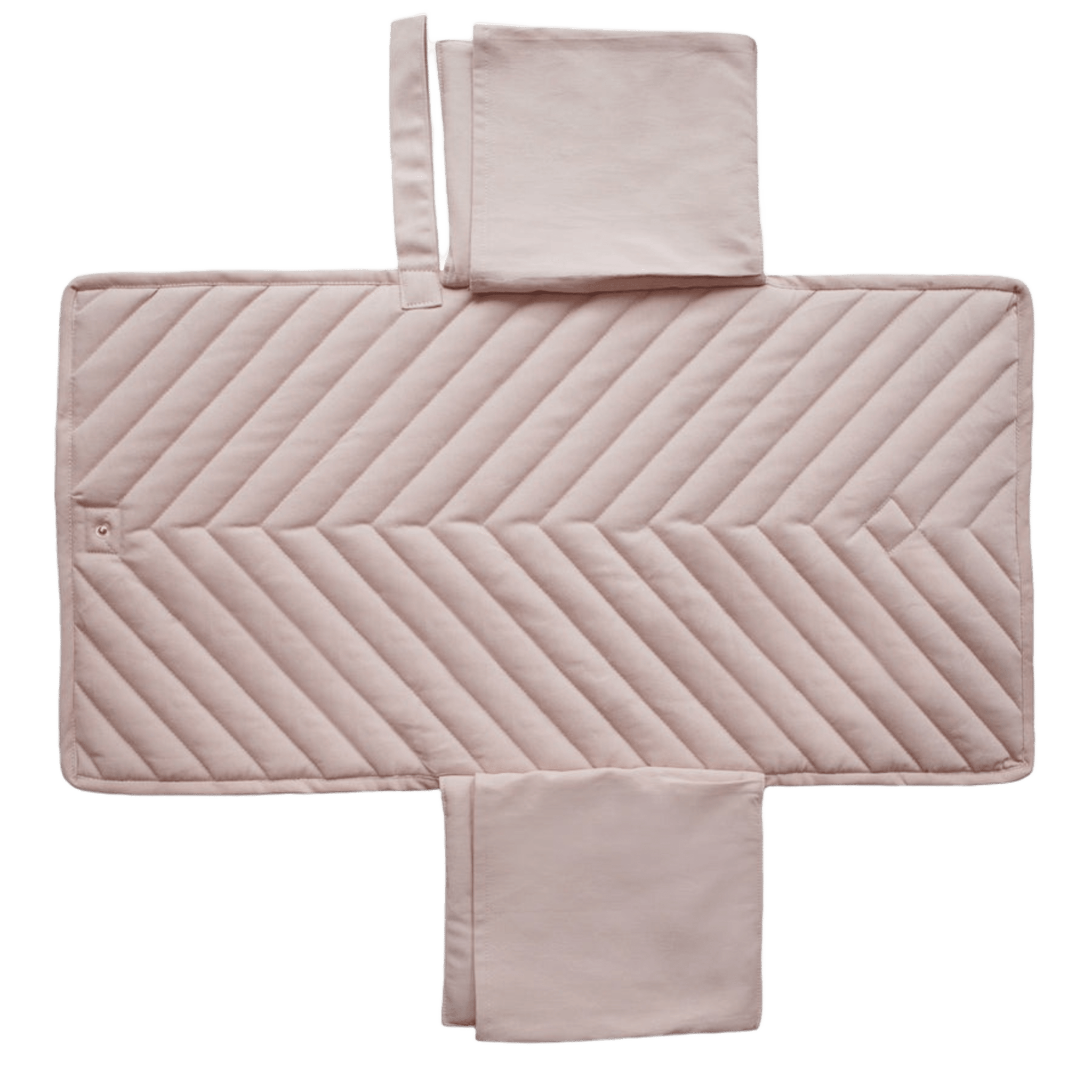 Mushie - Changing Pads & Changing Tables - Portable Changing Pad - Blush - Tummy Time