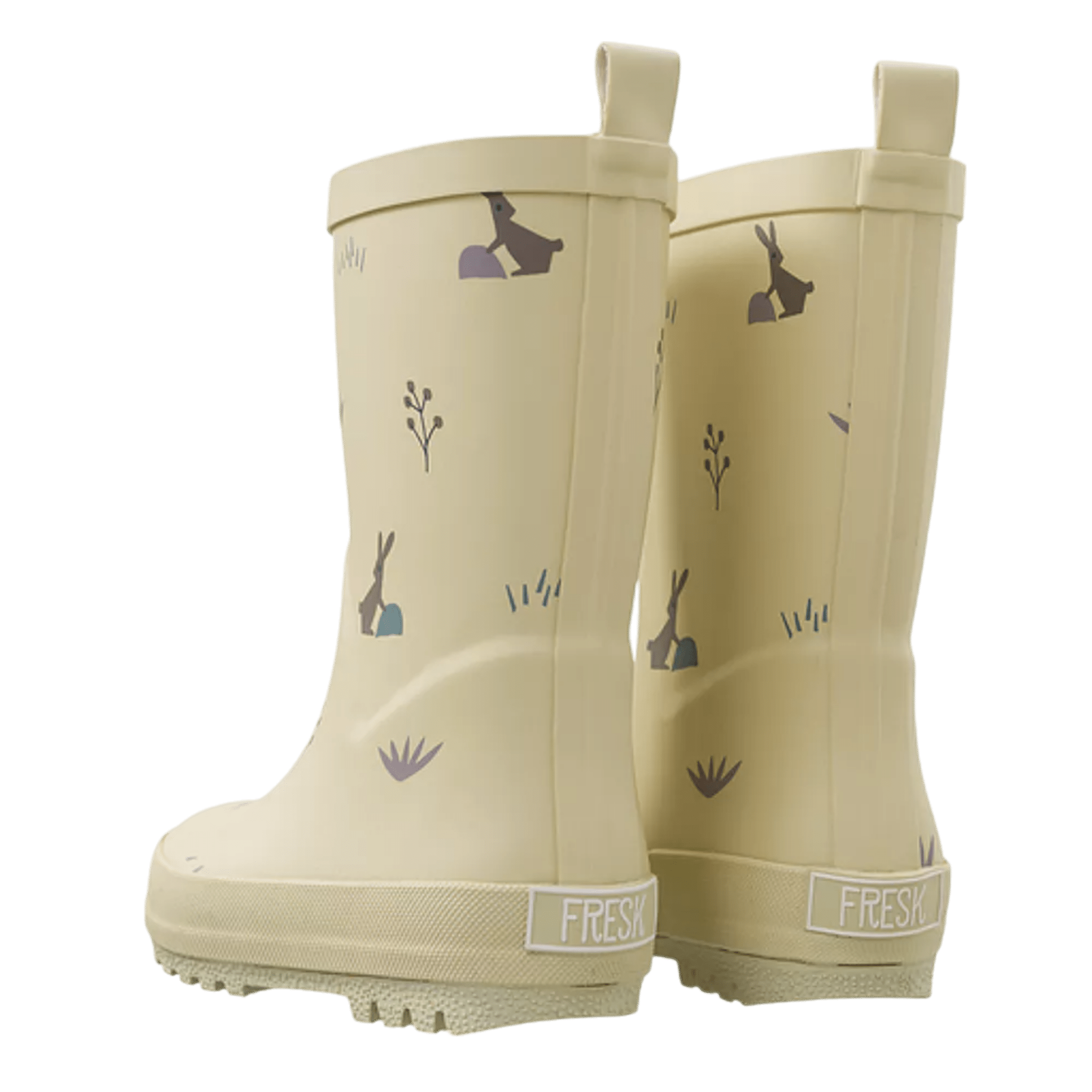 Fresk - Baby Footwear - Rainboots - Rabbit Sandshell - Tummy Time