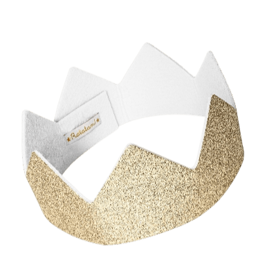 Ratatam! - Birthdays & Costumes - The Glitter Crown – Gold - Tummy Time
