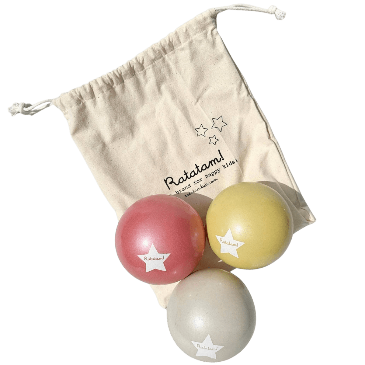 Ratatam! - Sports & Outdoor Games - 3-Pack Vintage Balloons - Tummy Time