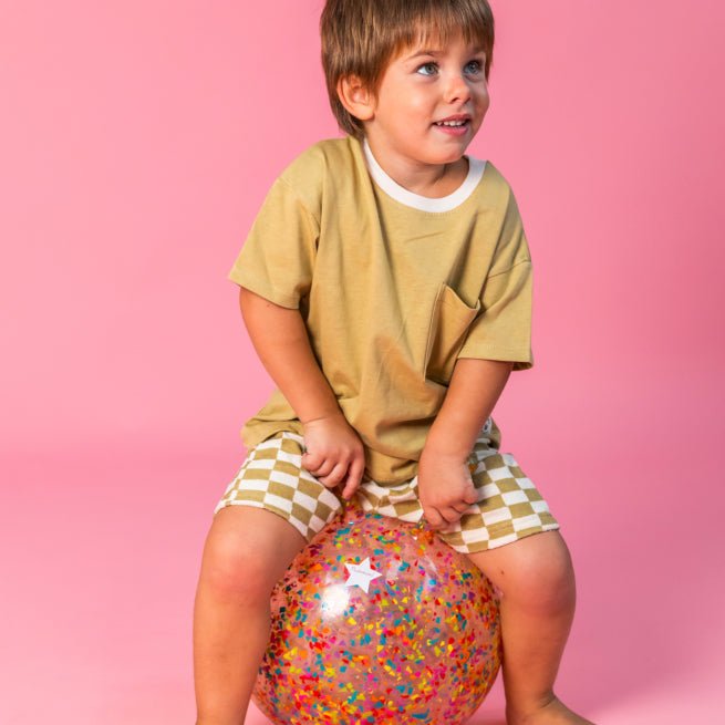 Ratatam! - Sports & Outdoor Games - Bouncing Ball - Confetti - Tummy Time
