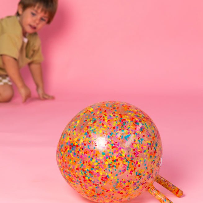 Ratatam! - Sports & Outdoor Games - Bouncing Ball - Confetti - Tummy Time