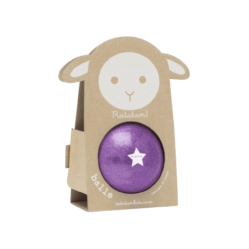 Ratatam! - Sports & Outdoor Games - Glitter Sheep Balloon – Purple - Tummy Time