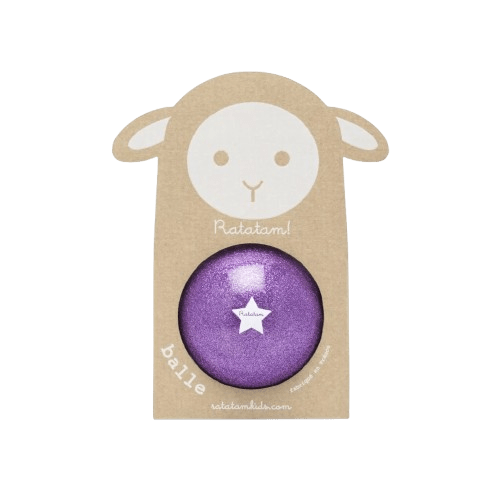 Ratatam! - Sports & Outdoor Games - Glitter Sheep Balloon – Purple - Tummy Time