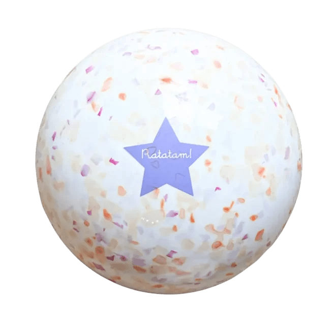 Ratatam! - Sports & Outdoor Games - The Confetti Ball – Purple - 10 cm - Tummy Time
