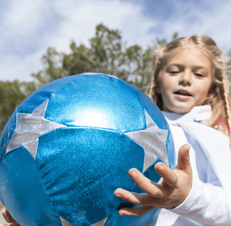 Ratatam! - Sports & Outdoor Games - The Fabric Star Balloon 30 cm – Blue - Tummy Time