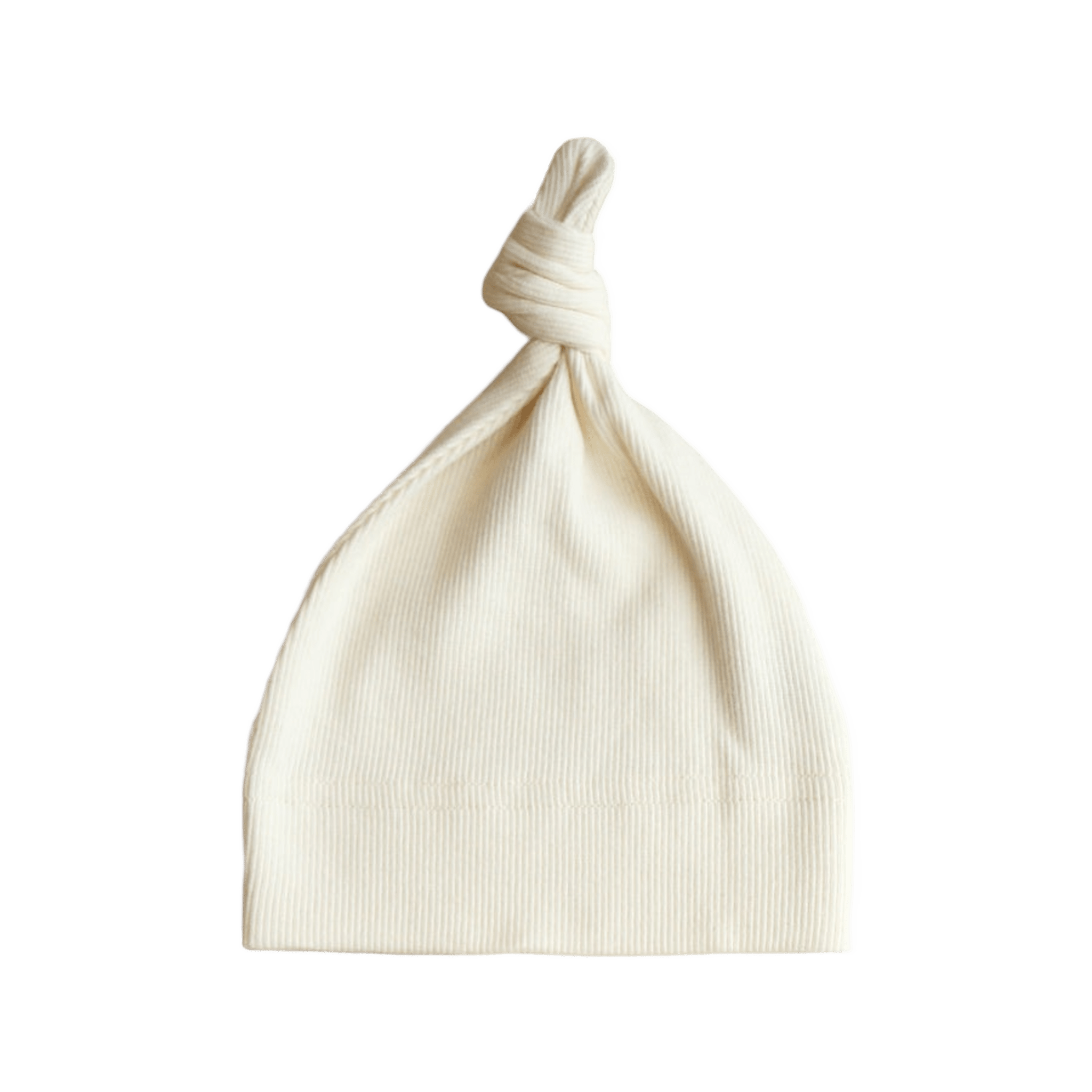 Mushie - Hats, Caps & Beanies - Ribbed Baby Beanie - Tummy Time