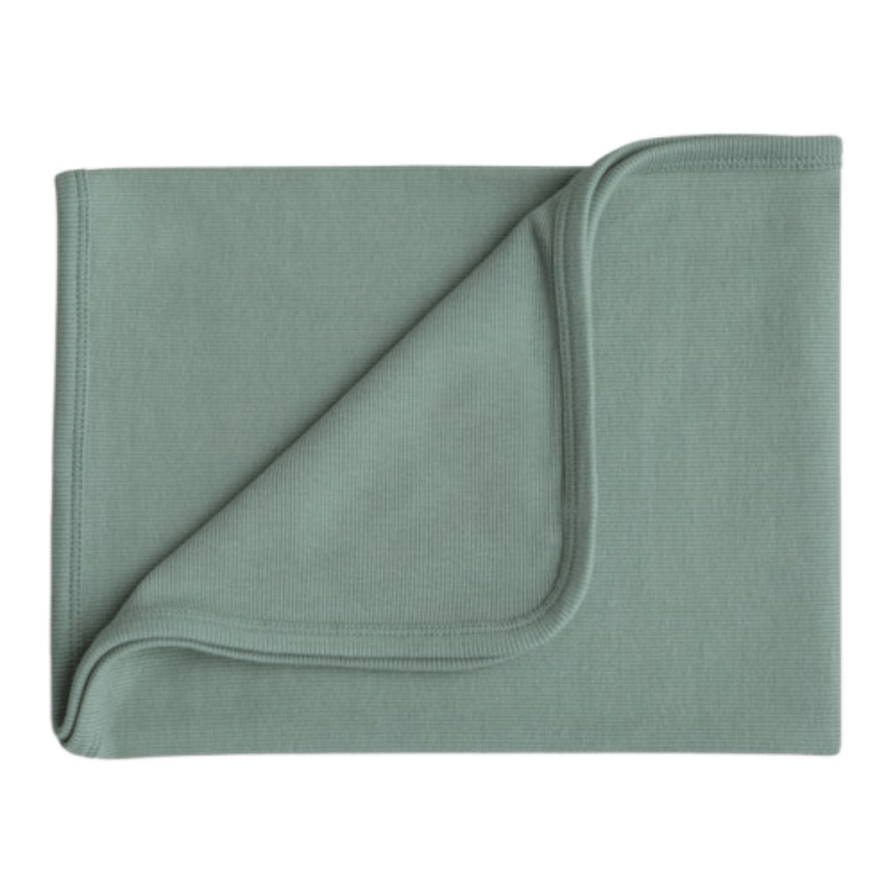 Mushie - Sleeping Bags, Blankets & Bed Bumpers - Ribbed Baby Blanket - Roman Green - Tummy Time