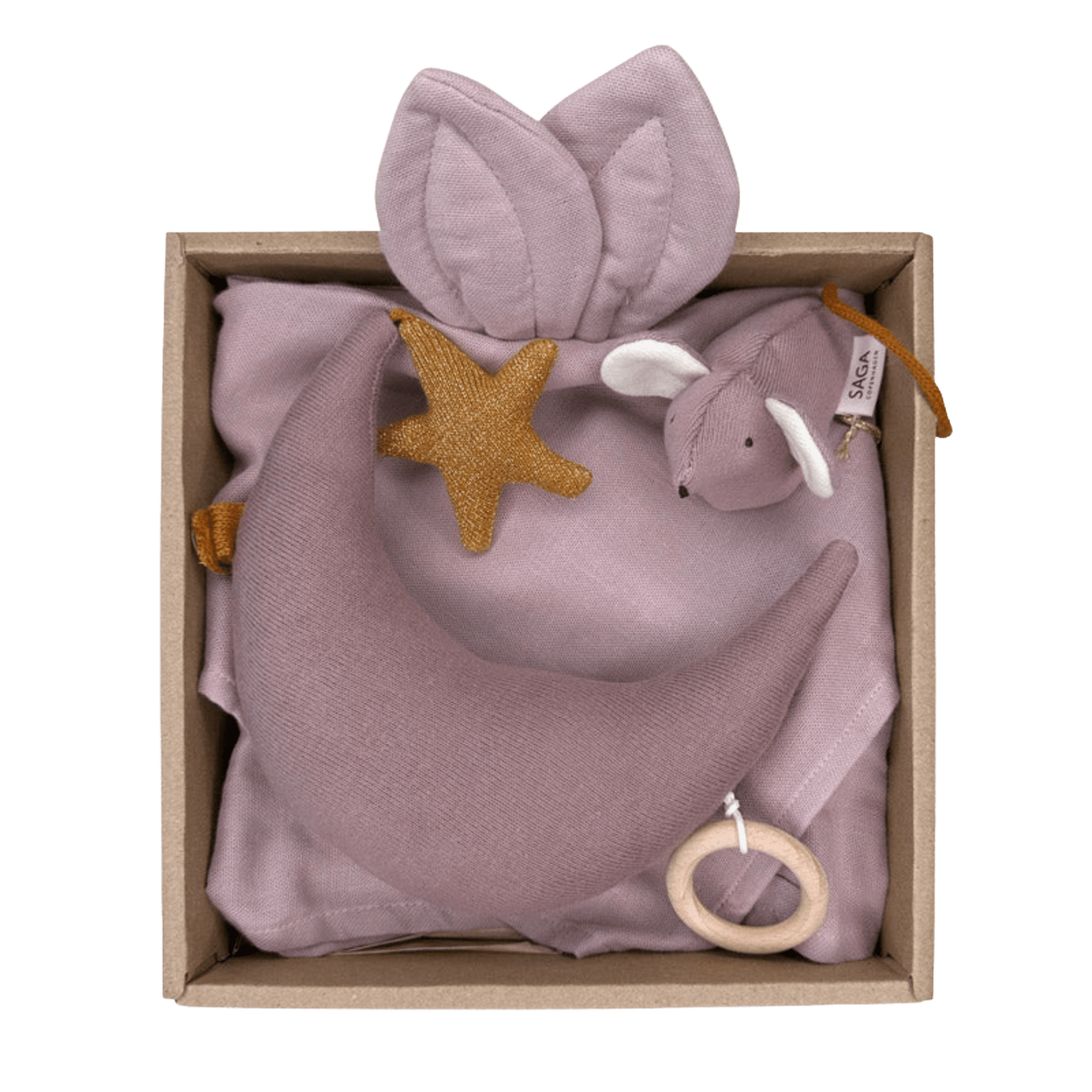 Saga Copenhagen - Baby Gift Box - Shades of Mauve Mist - Tummy Time