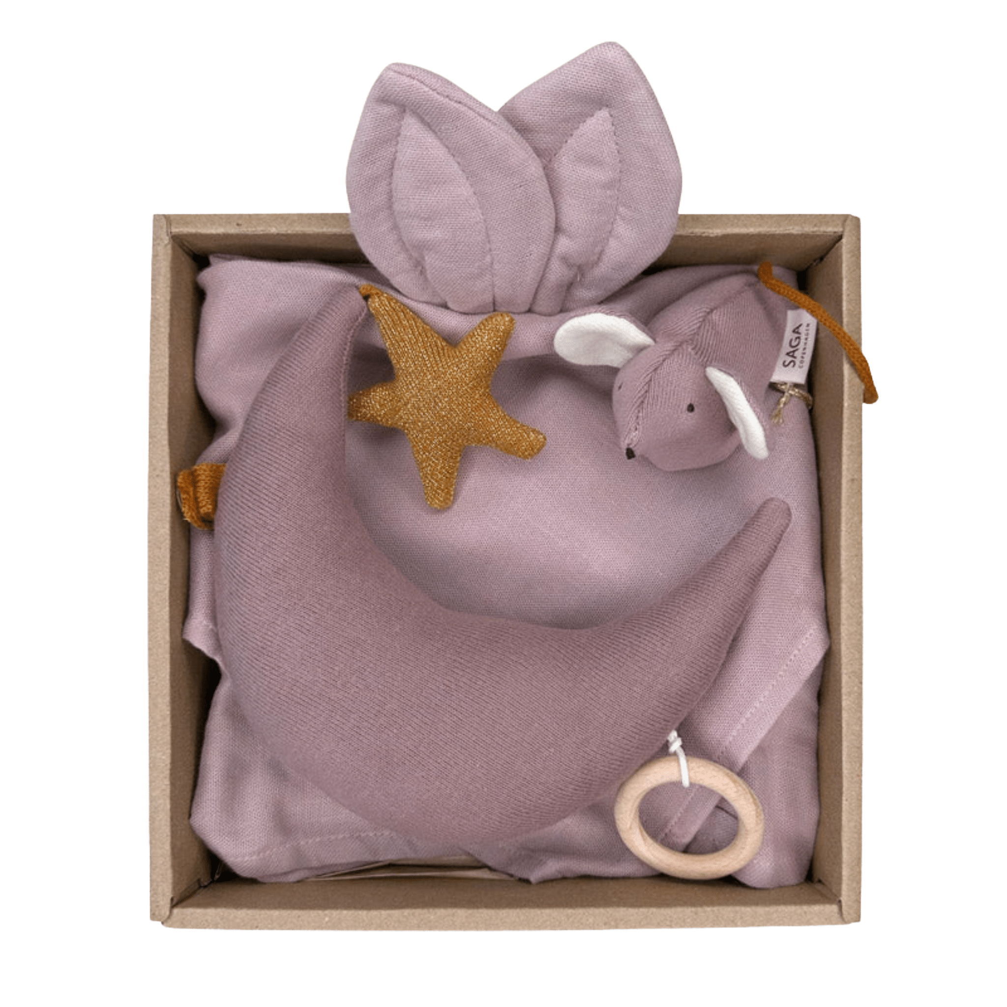 Saga Copenhagen - Baby Gift Box - Shades of Mauve Mist - Tummy Time