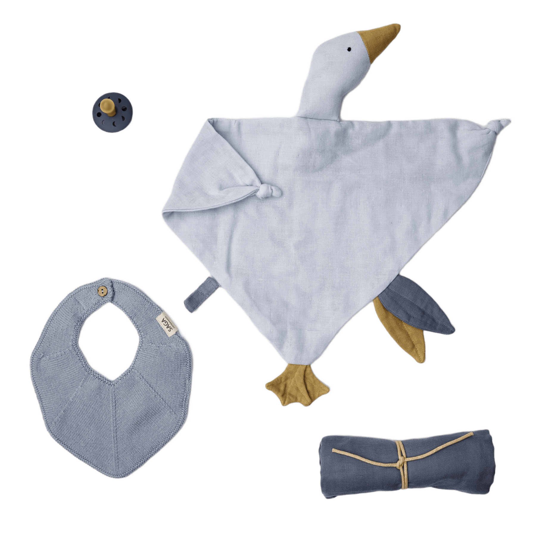 Saga Copenhagen - Baby Sets - Baby Gift box - Crystal Blue - Tummy Time