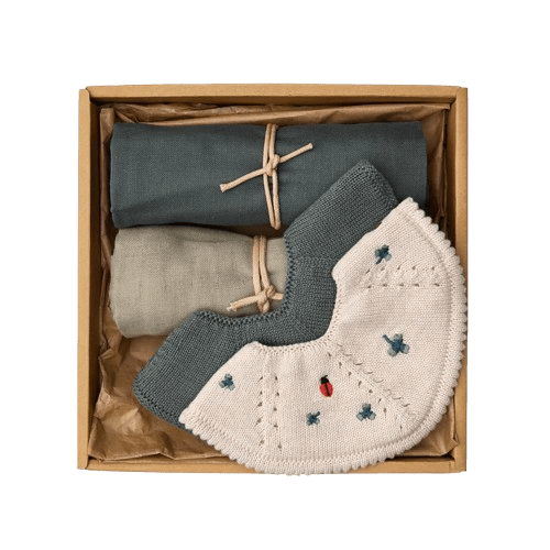 Saga Copenhagen - Baby Sets - Baby Gift Box - Green Clover - Tummy Time