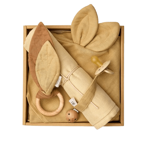 Saga Copenhagen - Baby Sets - Baby Gift Box - Shades of Bumblebee - Tummy Time