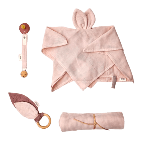 Saga Copenhagen - Baby Sets - Baby Gift Box - Shades of Mellow Rose - Tummy Time