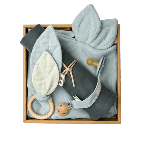 Saga Copenhagen - Baby Sets - Baby Gift Box - Shades of Morning Mist - Tummy Time