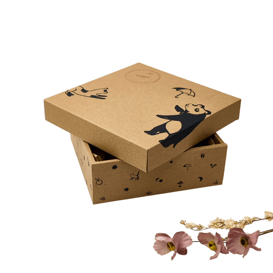 Saga Copenhagen - Baby Sets - Must - have Baby box - Shades of Purple Dust - Tummy Time