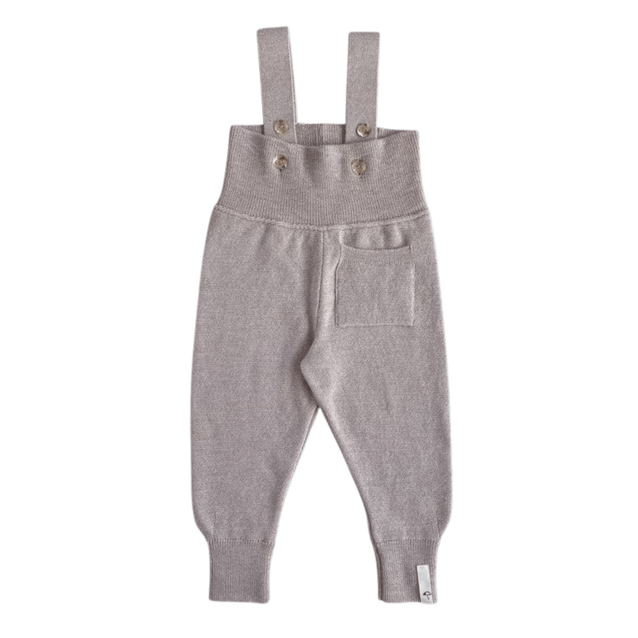 Saga Copenhagen - Baby Shorts, Pants & Leggings - Merino Overalls Delpa - Shell - Tummy Time