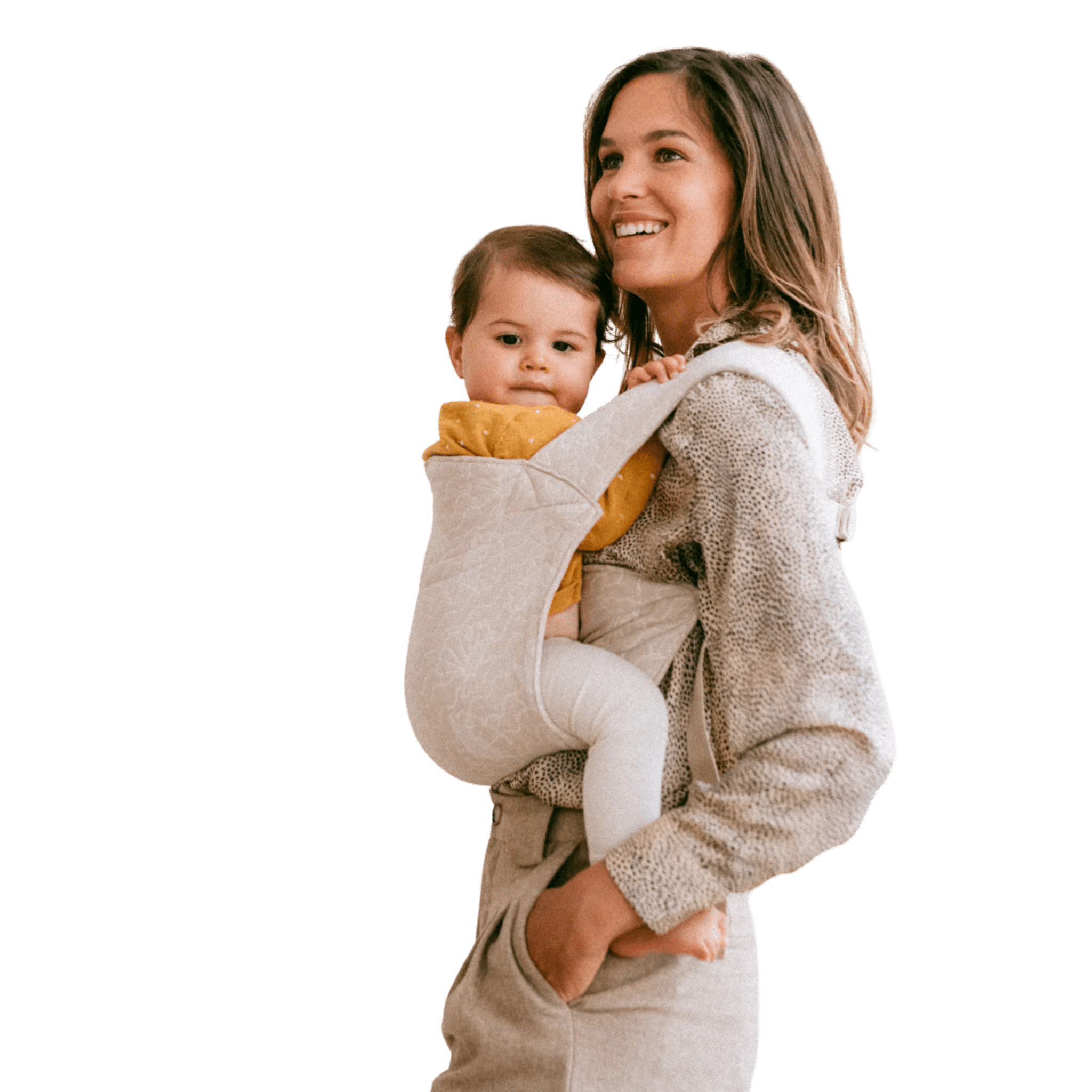 Studio Romeo - Strollers & Baby Carriers - Up&Go Baby Carrier - Beige - Tummy Time