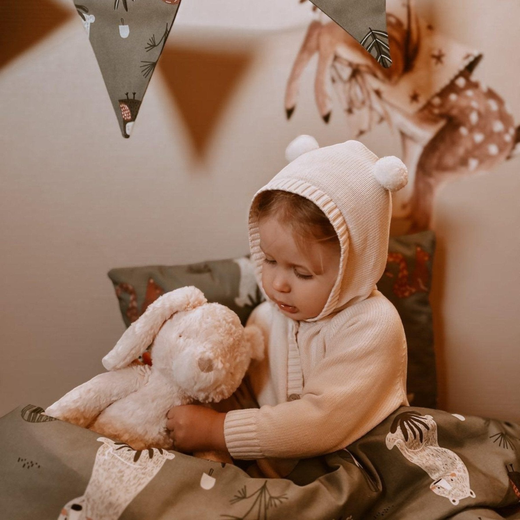 Mrs Ertha - Plush Toys - Stuffed Animals - Mrs. Pookie - Rabbit - Tummy Time