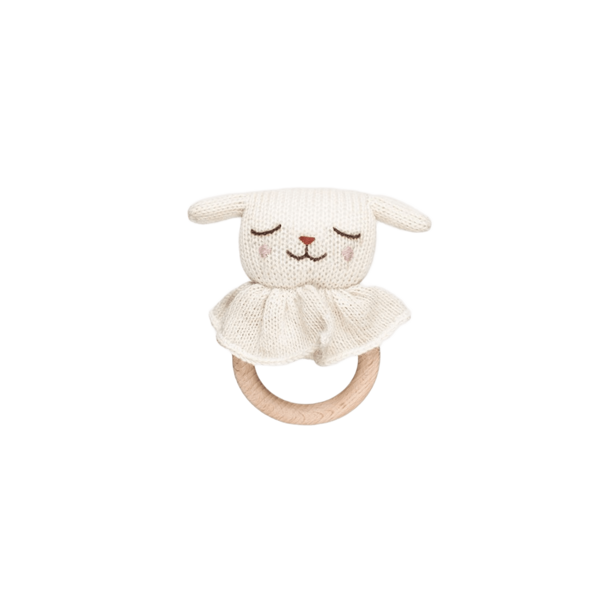 Main Sauvage - Baby Teethers - Teething Ring - Lamb - Tummy Time