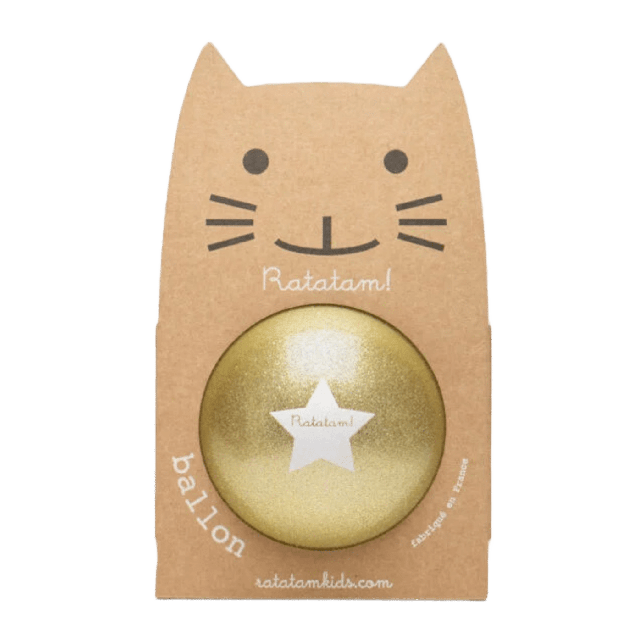 Ratatam! - Sports & Outdoor Games - The Glitter Balloon – Gold - Tummy Time