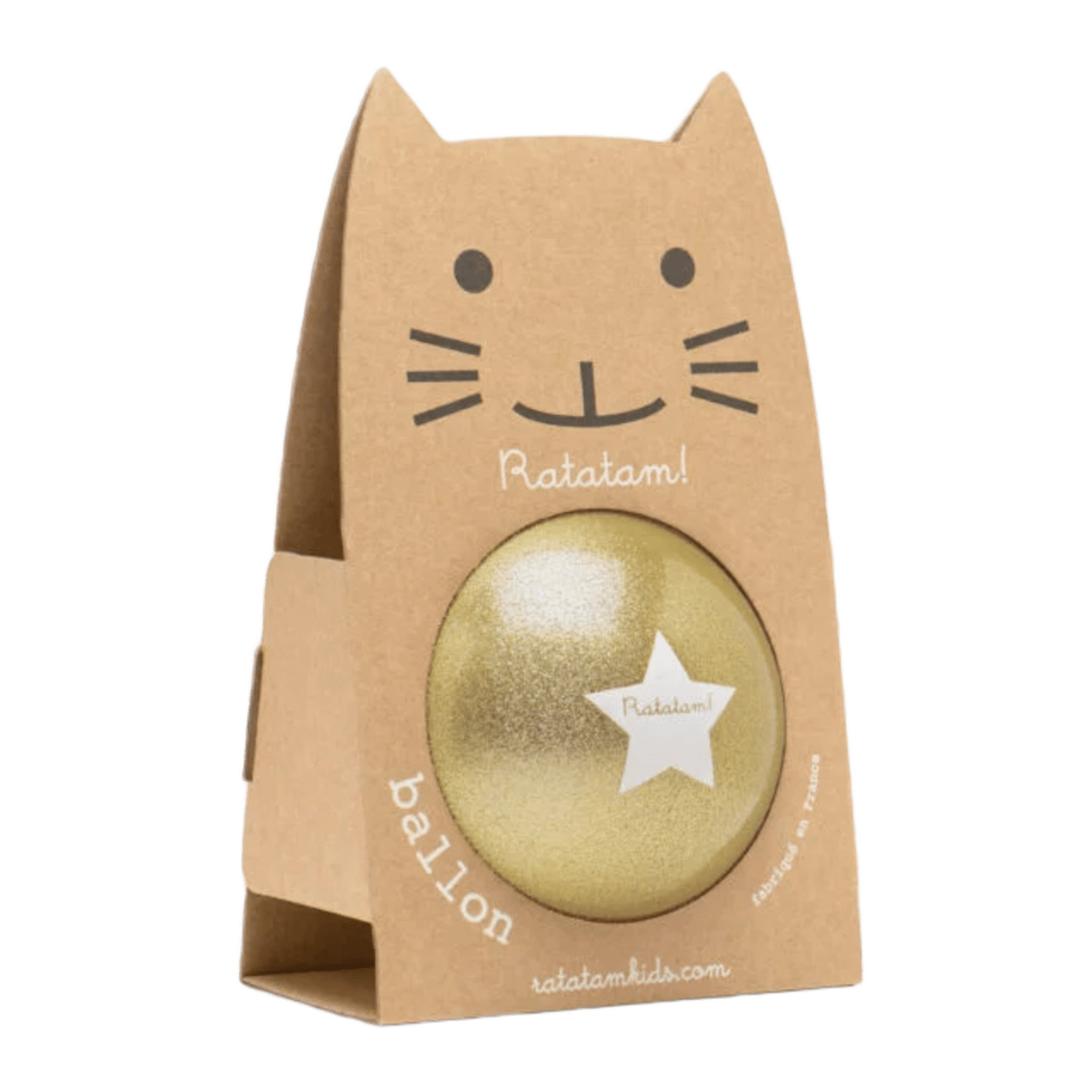 Ratatam! - Sports & Outdoor Games - The Glitter Balloon – Gold - Tummy Time