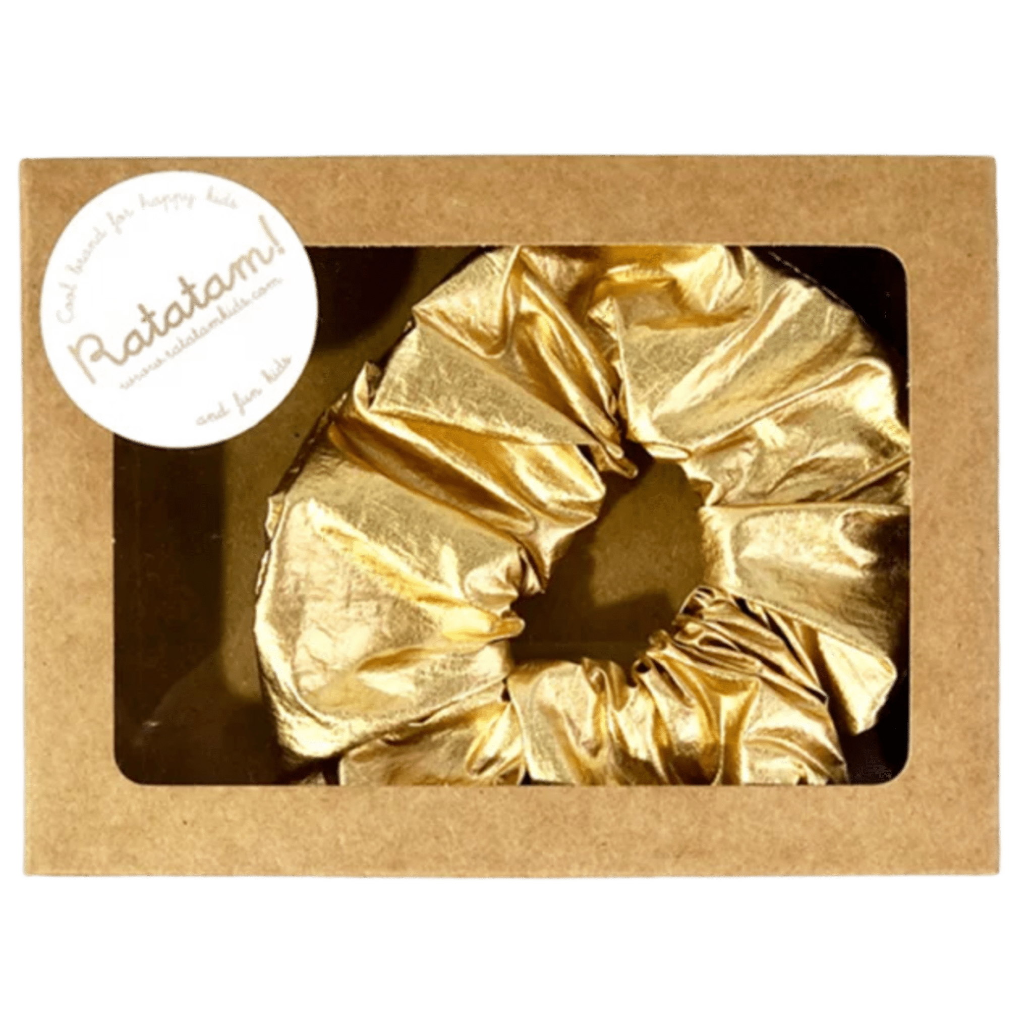 Ratatam! - Birthdays & Costumes - The Metallic Scrunchy – Gold - Tummy Time