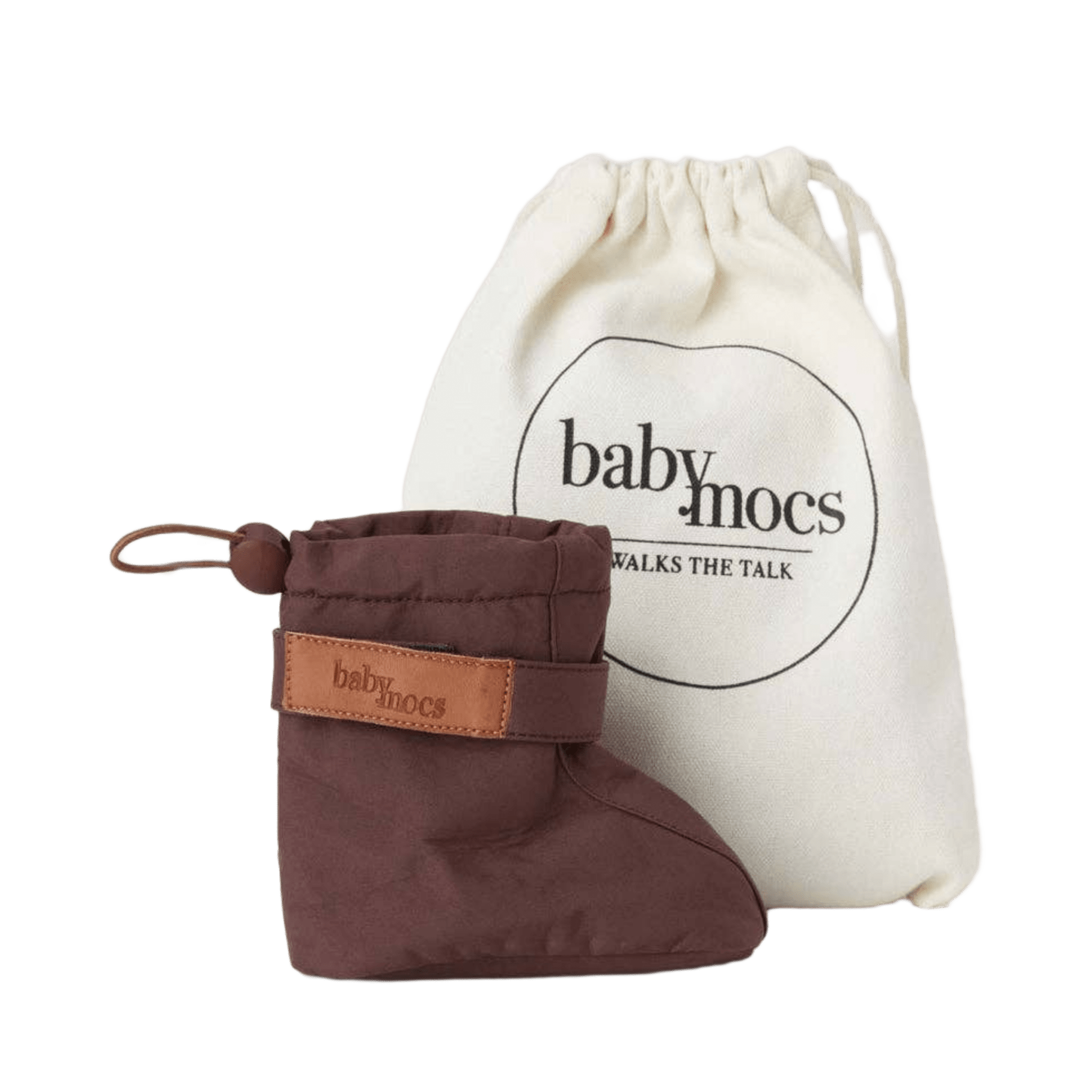 BabyMocs - Baby Footwear - The Soft Boots - Brown - Tummy Time