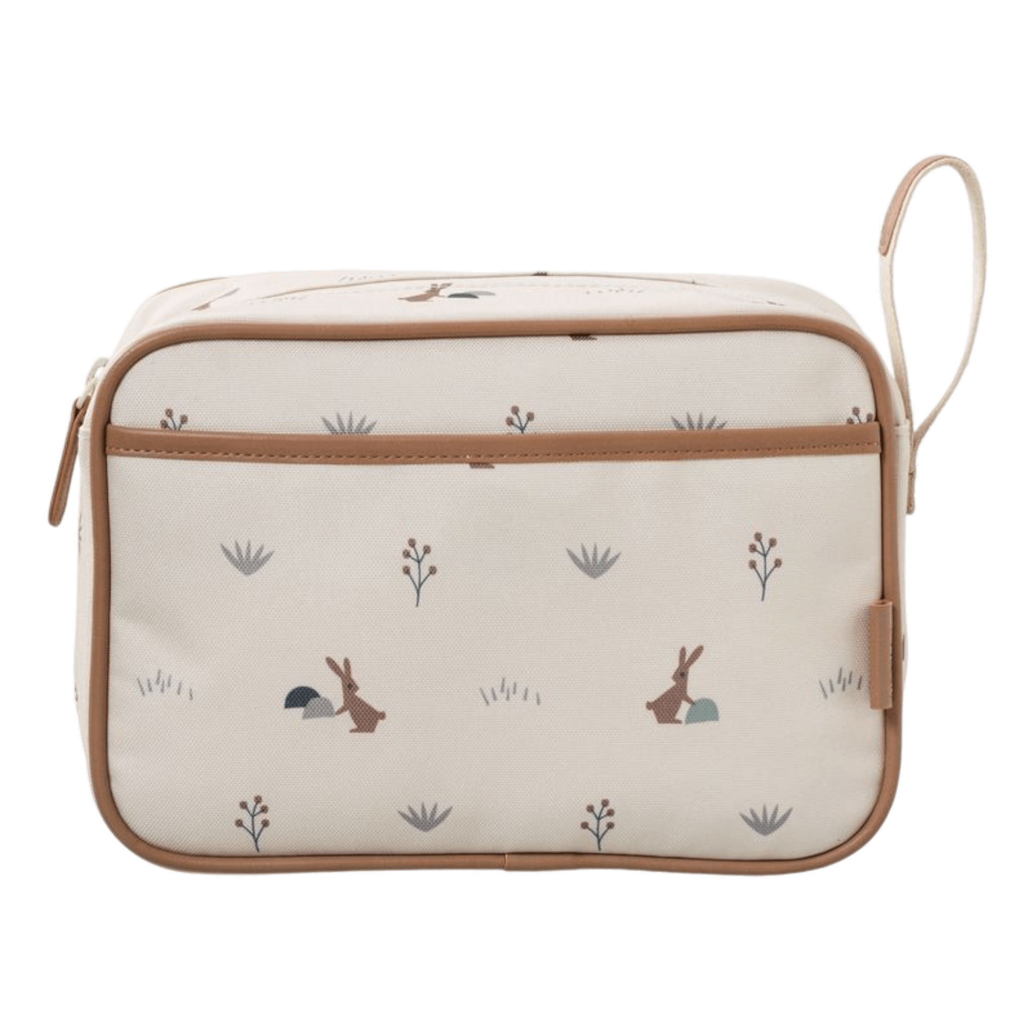 Fresk - Toiletry Bags & Health Book - Wash Bag - Rabbit Sandshell - Tummy Time