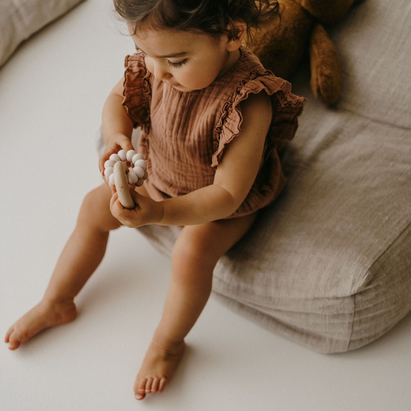 Zakuw - Baby Teethers - Teething Ring Sedna - Cloud - Tummy Time