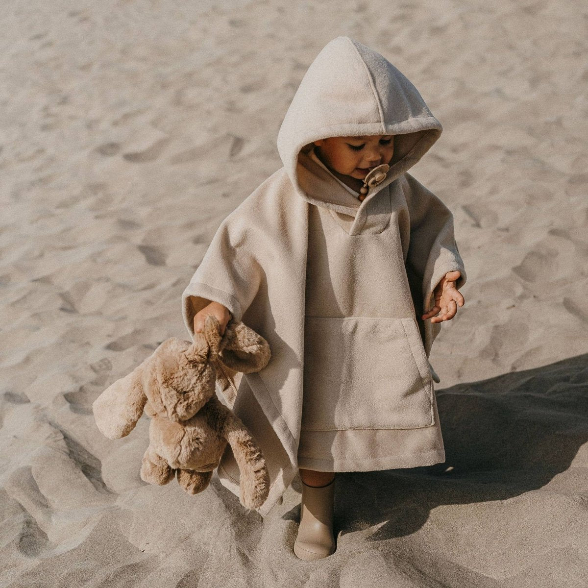 Zakuw - Towels & Washcloths - Petit Amour Winter Cape – Beige - Tummy Time