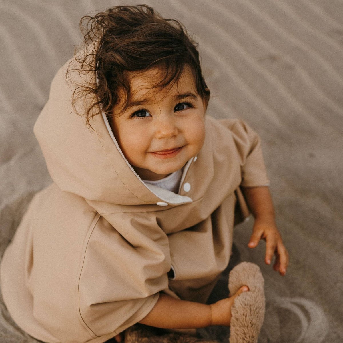 Zakuw - Towels & Washcloths - Rain Cape - Camel - Tummy Time