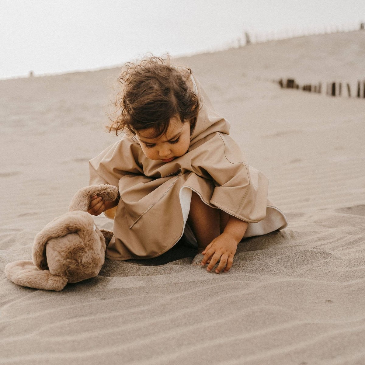 Zakuw - Towels & Washcloths - Rain Cape - Camel - Tummy Time