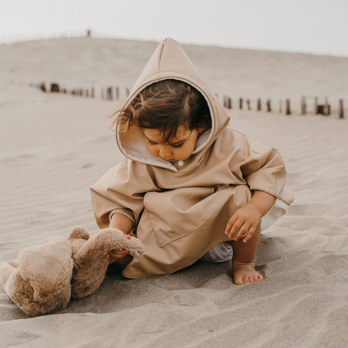 Zakuw - Towels & Washcloths - Rain Cape - Camel - Tummy Time